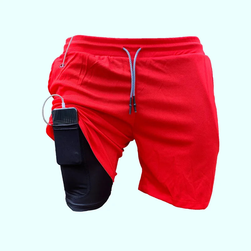 2 in 1 Running Shorts