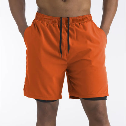 2 in 1 Quick Dry Running Shorts