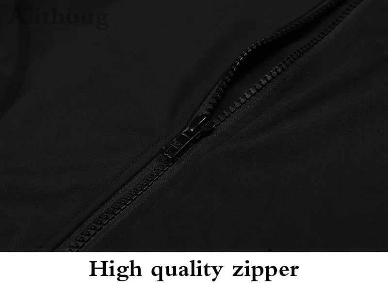 Athletic Zip Up Sweat Vest Jacket Sleeveless